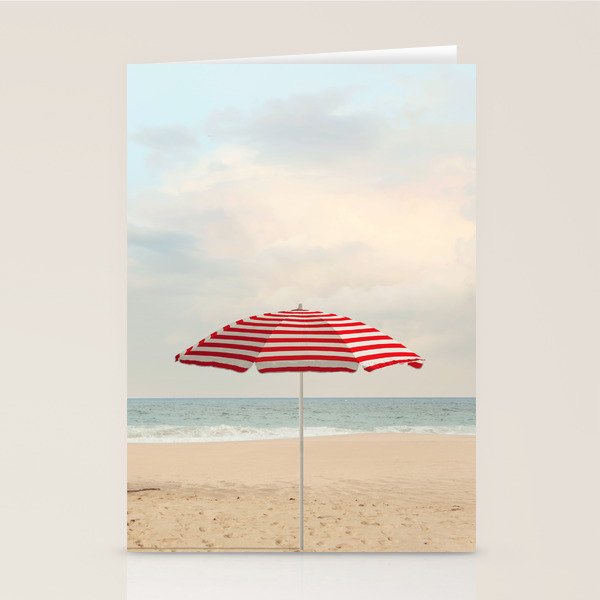 Umbrella - California Travel Photography Print - Beach Stationery Card Gallery Image 2