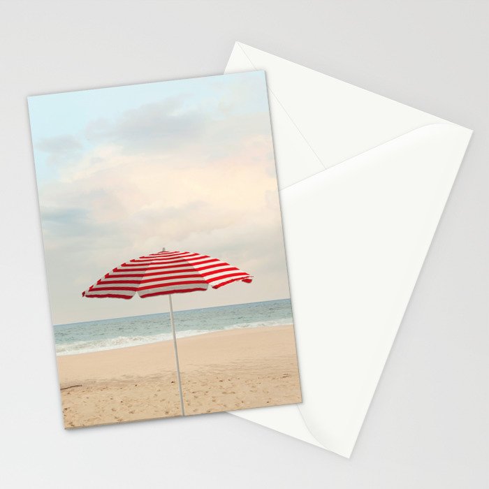 Umbrella - California Travel Photography Print - Beach Stationery Card Gallery Image 2
