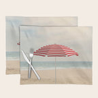 Umbrella - California Travel Photography Print - Beach Placemat Gallery Image 1