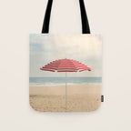 Umbrella - California Travel Photography Print - Beach Tote Bag Gallery Image 1