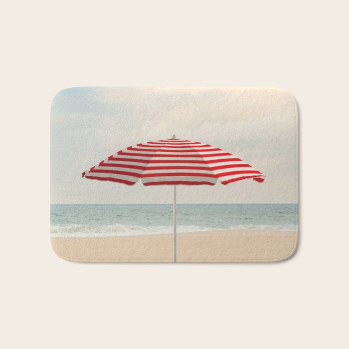 Umbrella - California Travel Photography Print - Beach Bath Mat Gallery Image 1