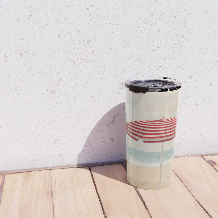 Umbrella - California Travel Photography Print - Beach Travel Mug Gallery Image 4