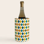 Mid Century Modern Multicolor Retro Fish Pattern Wine Chiller Gallery Image 1