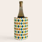 Mid Century Modern Multicolor Retro Fish Pattern Wine Chiller Gallery Image 3
