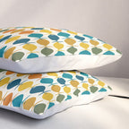 Mid Century Modern Multicolor Retro Fish Pattern Pillow Sham Gallery Image 3