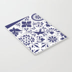Mexican Talavera Blue Tiles Pattern by Akbaly Notebook Gallery Image 3