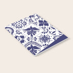 Mexican Talavera Blue Tiles Pattern by Akbaly Notebook Gallery Image 2