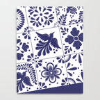 Mexican Talavera Blue Tiles Pattern by Akbaly Notebook Gallery Image 4