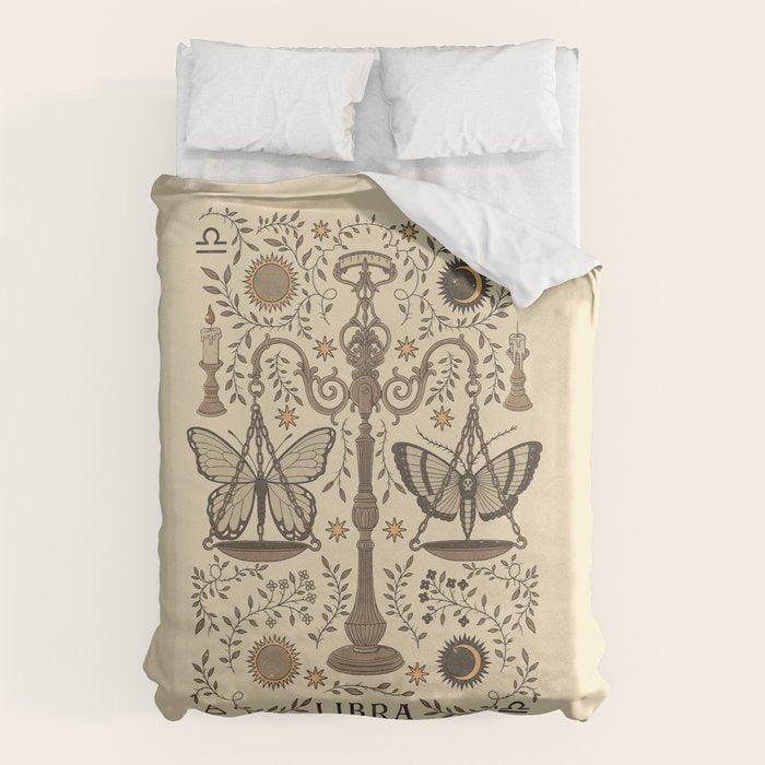 Libra, The Scales Duvet Cover Gallery Image 6