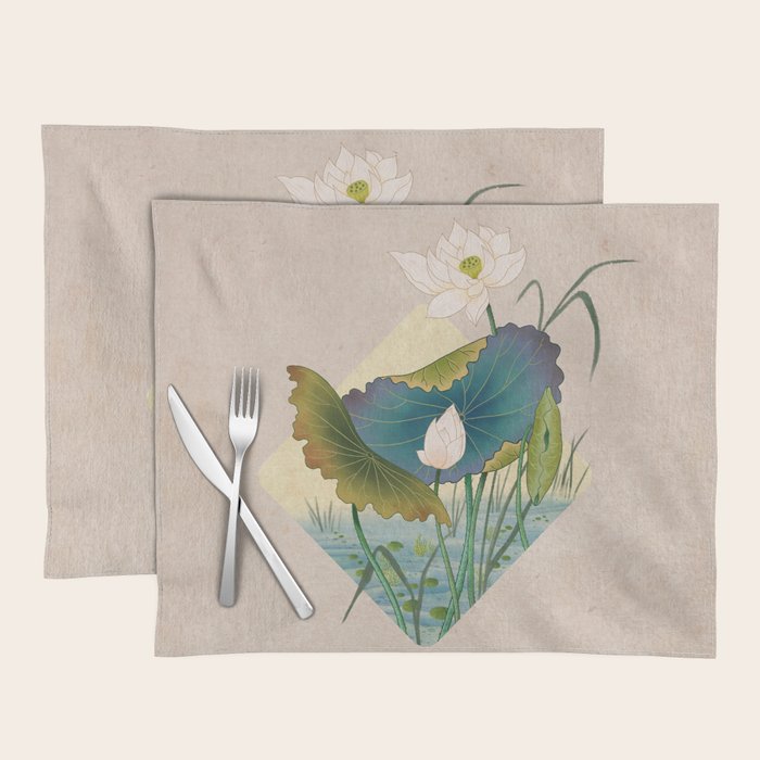 lotursflowers C : Minhwa-Korean traditional/folk art Placemat Gallery Image 1