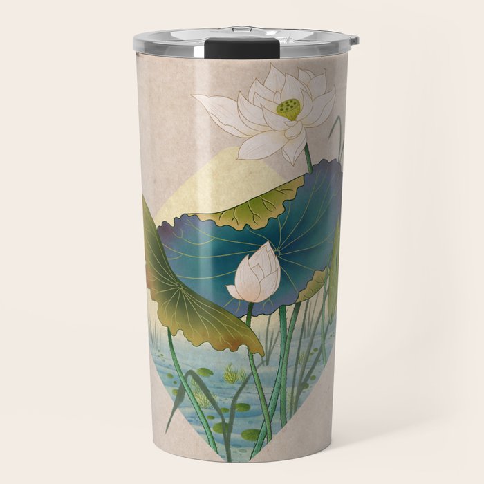 lotursflowers C : Minhwa-Korean traditional/folk art Travel Mug Gallery Image 1