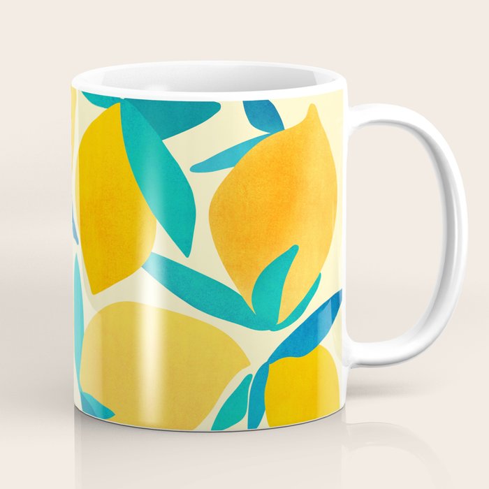Mangoes - Tropical Fruit Illustration Coffee Mug Gallery Image 1