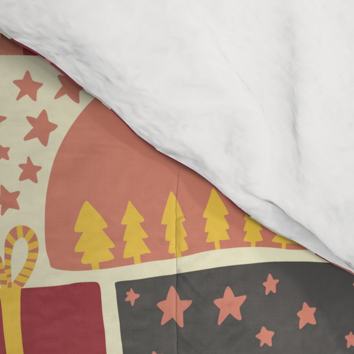 Christmas Holiday Collage Comforter Gallery Image 4