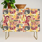Christmas Holiday Collage Credenza Gallery Image 1