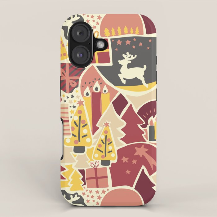 Christmas Holiday Collage iPhone Case Gallery Image 1