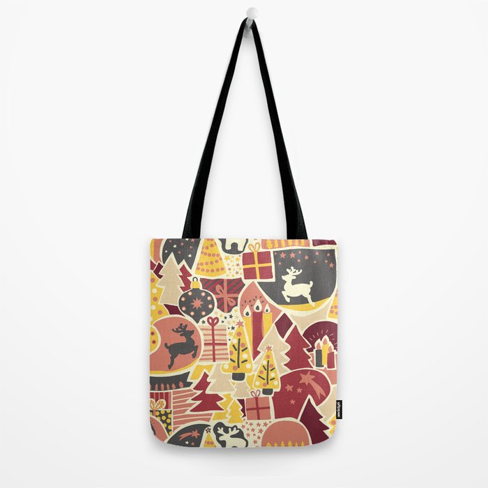 Christmas Holiday Collage Tote Bag Gallery Image 2