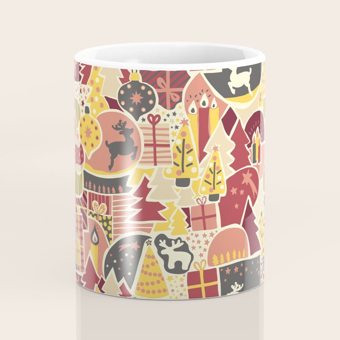 Christmas Holiday Collage Coffee Mug Gallery Image 4