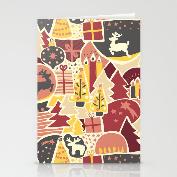 Christmas Holiday Collage Stationery Card Gallery Image 1
