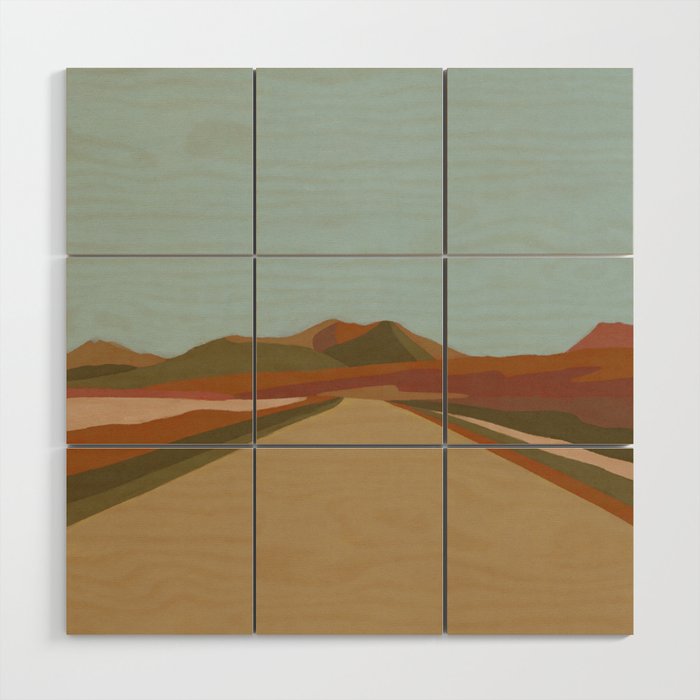 On the Road #3 Wood Wall Art Gallery Image 1
