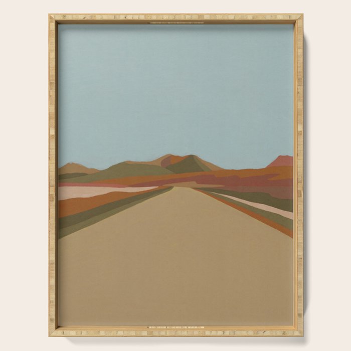 On the Road #3 Serving Tray Gallery Image 1
