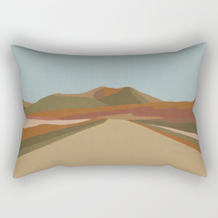 On the Road #3 Rectangular Pillow Gallery Image 2