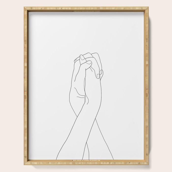 Never Let Me Go II Serving Tray Gallery Image 1