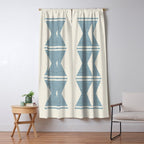 Southwestern Boho - Blue Window Curtain Gallery Image 5