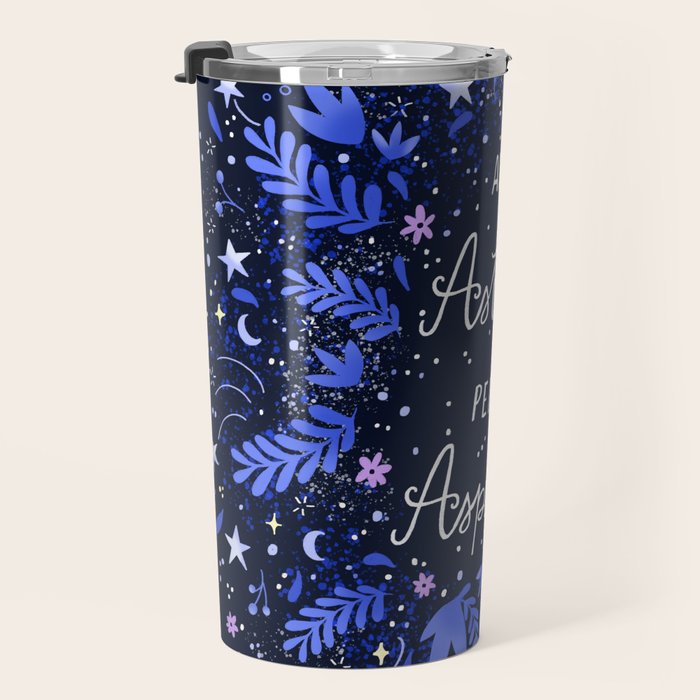 Ad Astra Per Aspera hand lettering  Travel Mug Gallery Image 3
