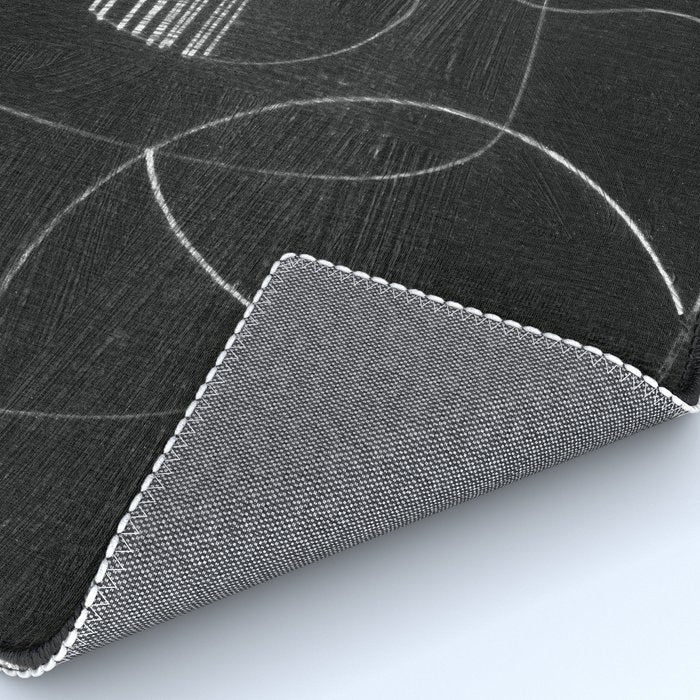 Crafted Noir Abstract Rug Gallery Image 4
