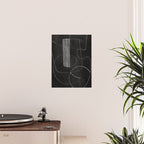 Crafted Noir Abstract Poster Gallery Image 2