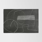Crafted Noir Abstract Rug Gallery Image 2