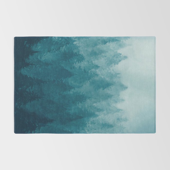 Misty Pine Forest Rug Gallery Image 2