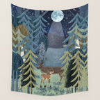 the secret forest Wall Tapestry Gallery Image 4