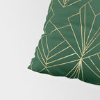 Art Deco in Emerald Green Pillow Sham Gallery Image 4