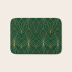 Art Deco in Emerald Green Bath Mat Gallery Image 1