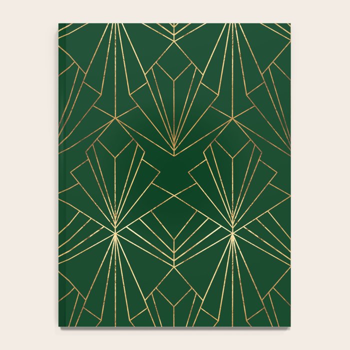 Art Deco in Emerald Green Notebook Gallery Image 4