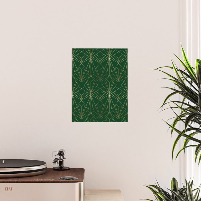 Art Deco in Emerald Green Poster Gallery Image 2