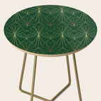 Art Deco in Emerald Green Side Table Gallery Image 2