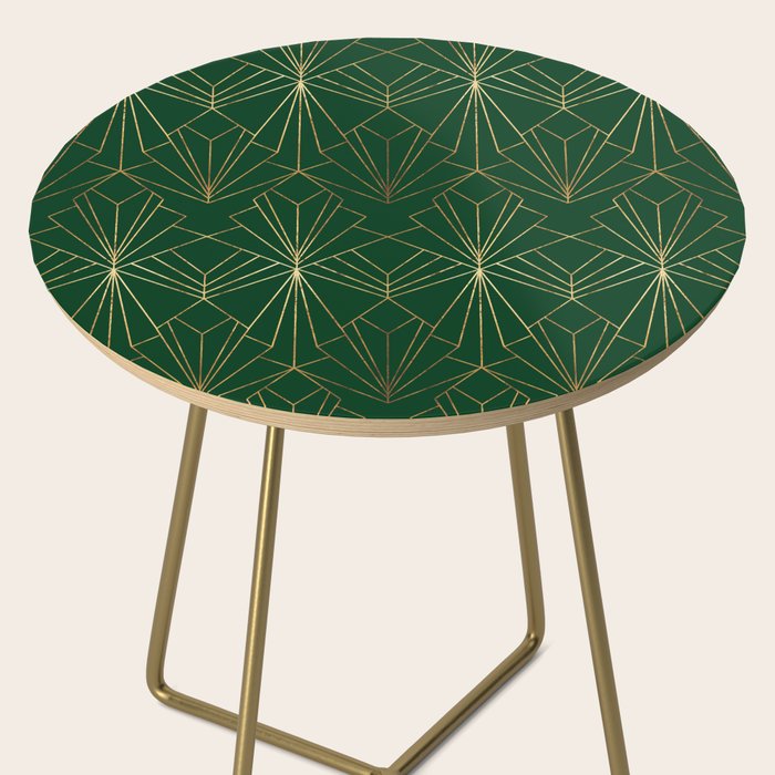 Art Deco in Emerald Green Side Table Gallery Image 2