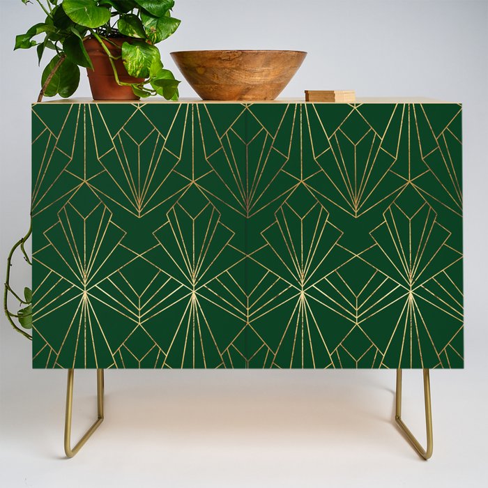 Art Deco in Emerald Green Credenza Gallery Image 1