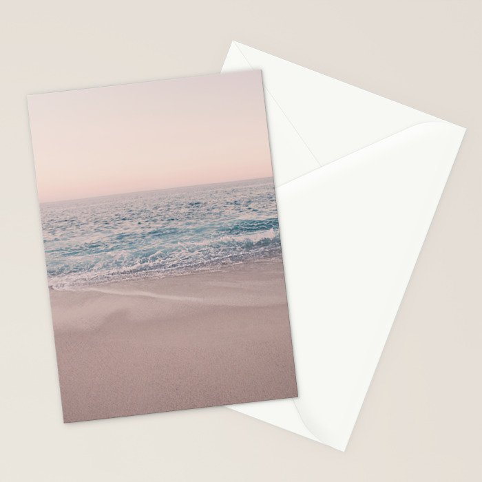 ROSEGOLD BEACH MORNING LANDSCAPE Stationery Card Gallery Image 2
