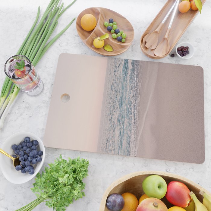 ROSEGOLD BEACH MORNING LANDSCAPE Cutting Board Gallery Image 2