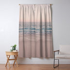 ROSEGOLD BEACH MORNING LANDSCAPE Window Curtain Gallery Image 5