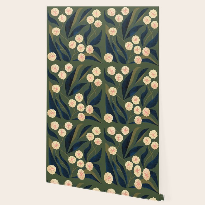 Green Floral Wallpaper Gallery Image 2