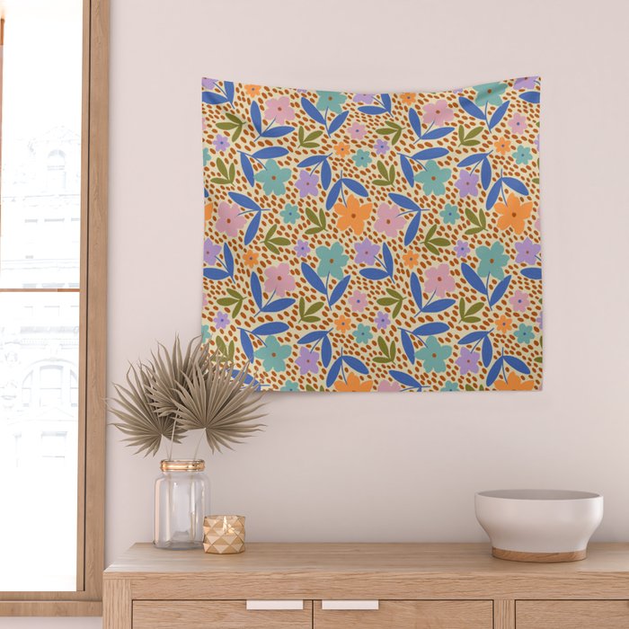 Vintage Garden  Wall Tapestry Gallery Image 2
