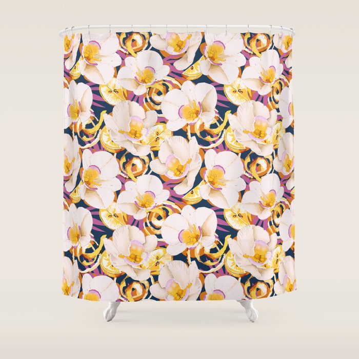 Bloom Tropic Essence Shower Curtain Gallery Image 1
