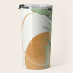 Tropical Leaf- Abstract Art 41 Travel Mug Gallery Image 3