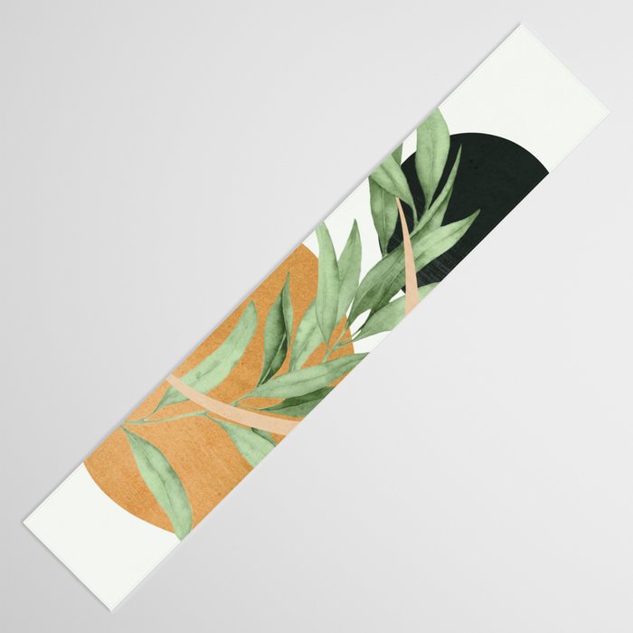 Tropical Leaf- Abstract Art 41 Table Runner Gallery Image 3