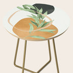 Tropical Leaf- Abstract Art 41 Side Table Gallery Image 2