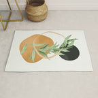 Tropical Leaf- Abstract Art 41 Rug Gallery Image 1